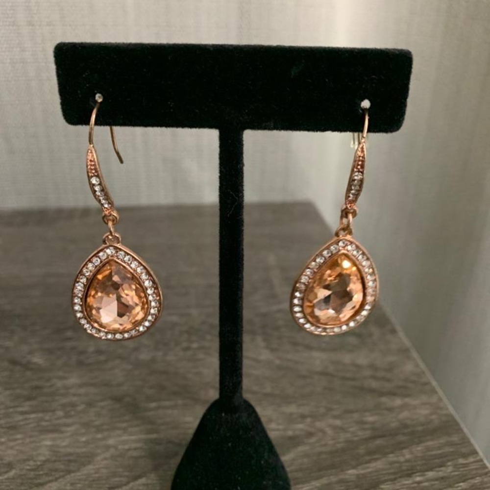 Rose gold earrings
